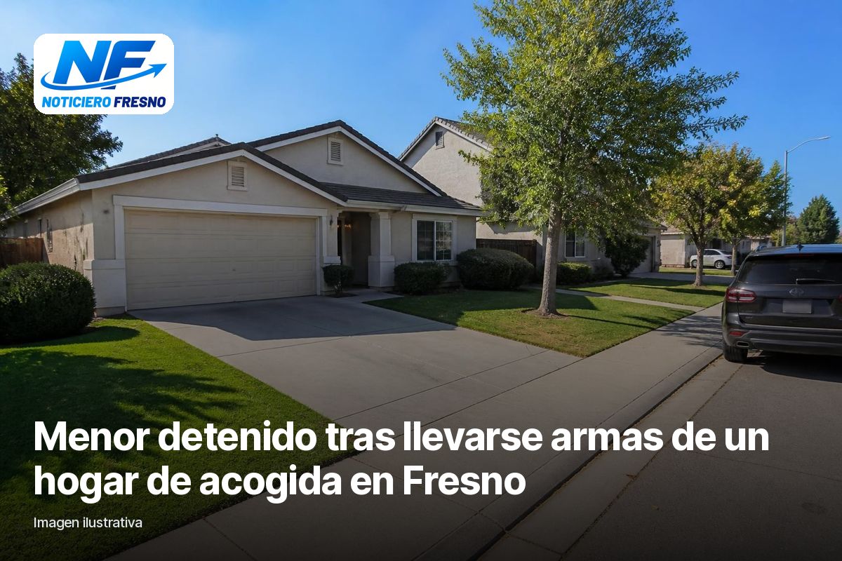 Imagen ilustrativa: Menor detenido tras llevarse armas de un hogar de acogida en Fresno